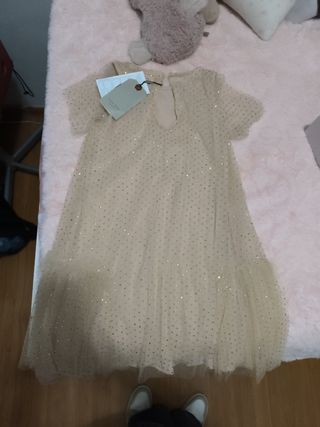 Vestido fiesta niña 122cm