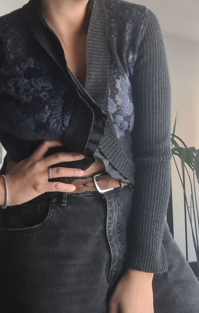 Cardigan vintage lana