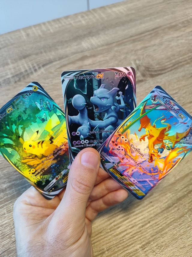 Cartas fisicas de Pokemon tcg Poket