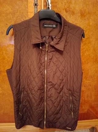 Chaleco mujer marron