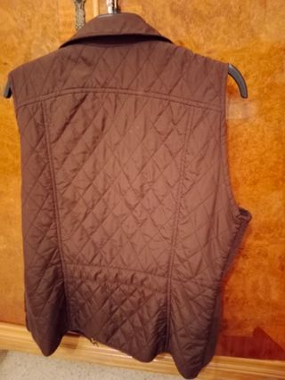 Chaleco mujer marron