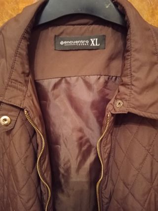 Chaleco mujer marron