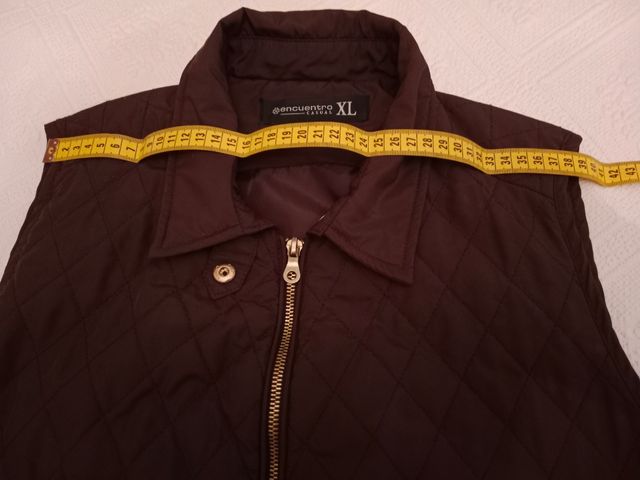 Chaleco mujer marron