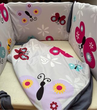 Conjunto cuna funda nordica y chichonera
