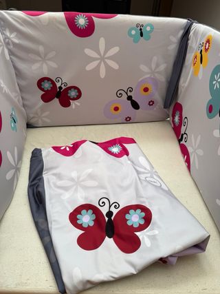 Conjunto cuna funda nordica y chichonera