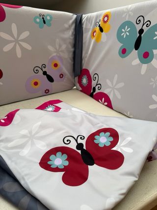 Conjunto cuna funda nordica y chichonera