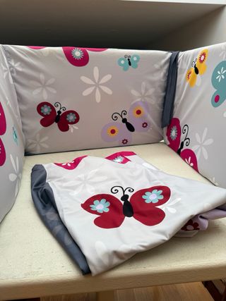 Conjunto cuna funda nordica y chichonera