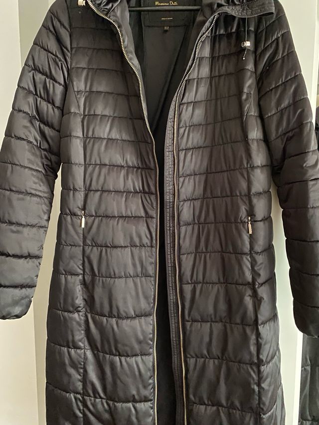 Chaqueta larga acolchada