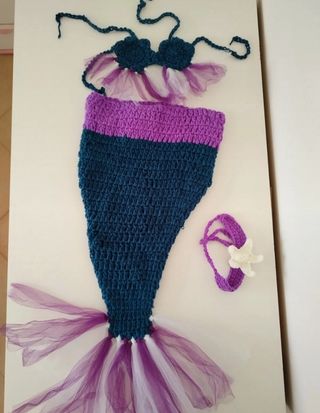 Vestito Sirenetta neonata