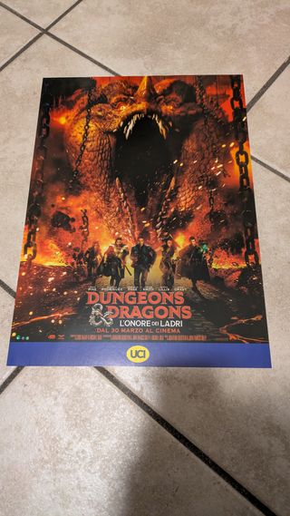Poster locandina D&D Dungeons & Dragons UCI