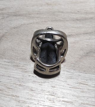 Anello con pietra nera, misura piccola