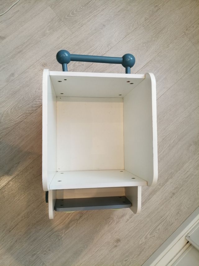 Carrito madera guarda juguetes