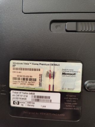 Laptop HP Pavilion dv6000