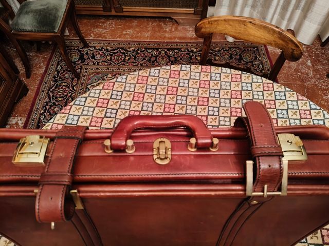 Valigia in vera pelle