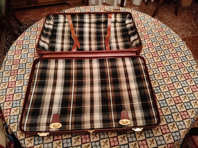 Valigia in vera pelle