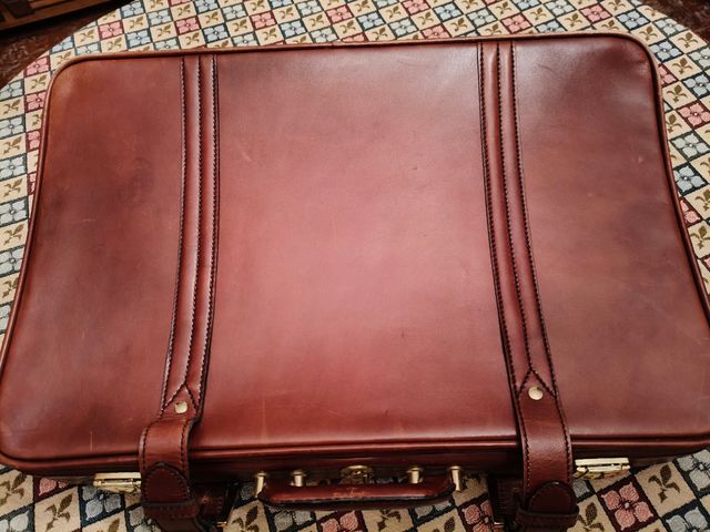 Valigia in vera pelle