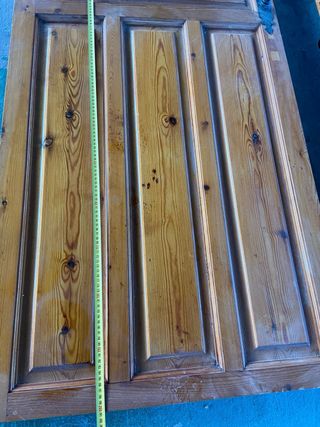 Puerta de madera rústicas estilo Castellana.3