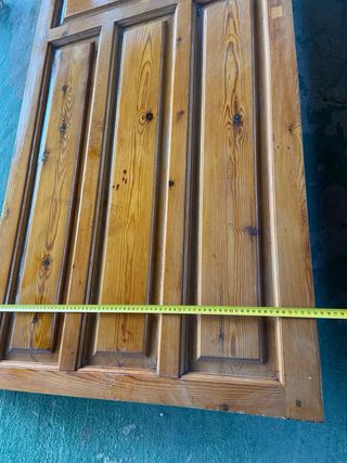 Puerta de madera rústicas estilo Castellana.3