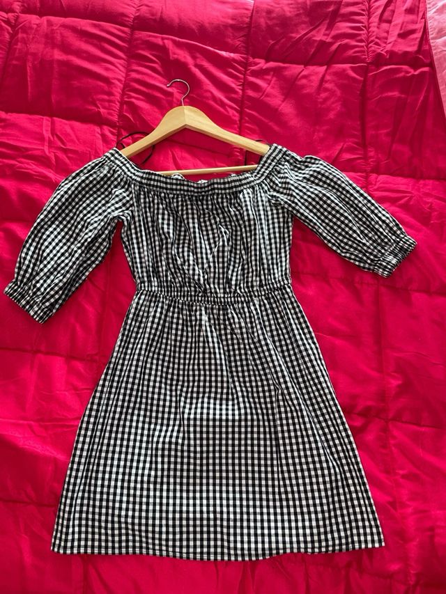 Vestido cuadros