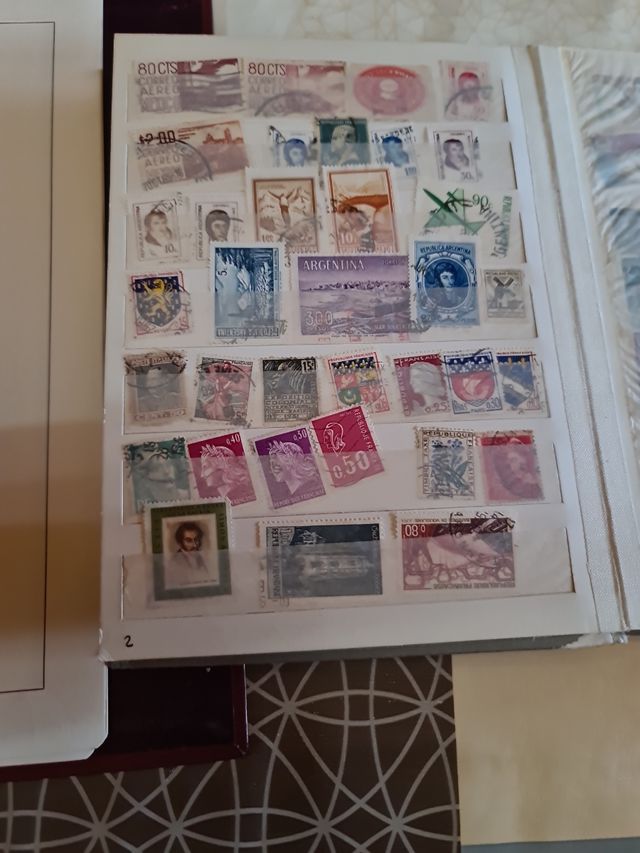 Colección de sellos años 50