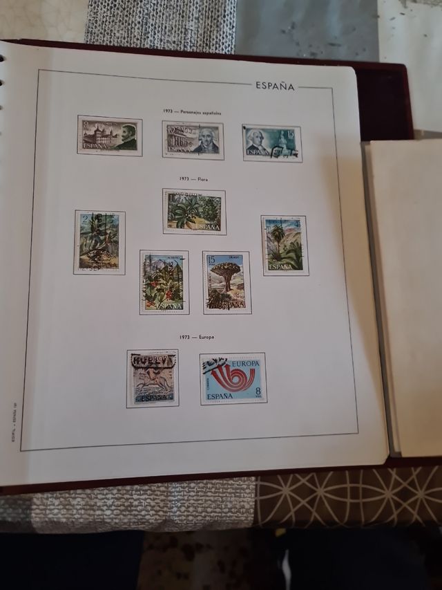 Colección de sellos años 50