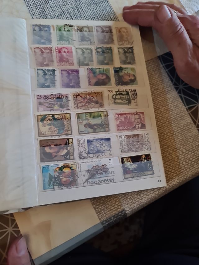 Colección de sellos años 50