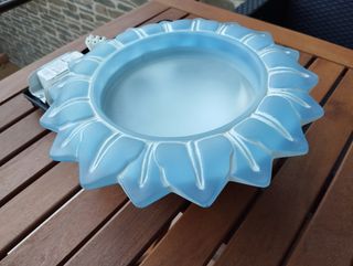 Luz dowlight cristal azul BJF 2x26W