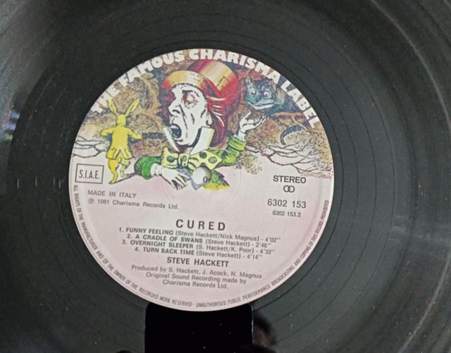 Steve Hackett cured 1981 vinile perfetto