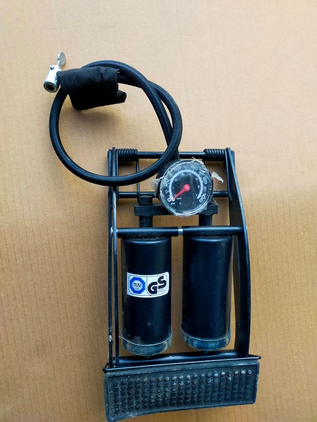 Inflador bomba pedal