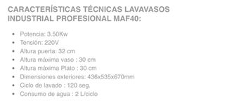 Lavavajillas profesional