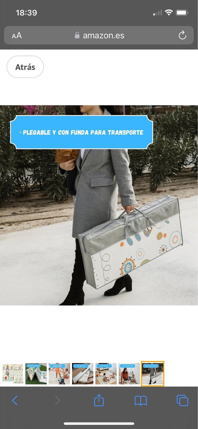 Alfombra infantil plegable