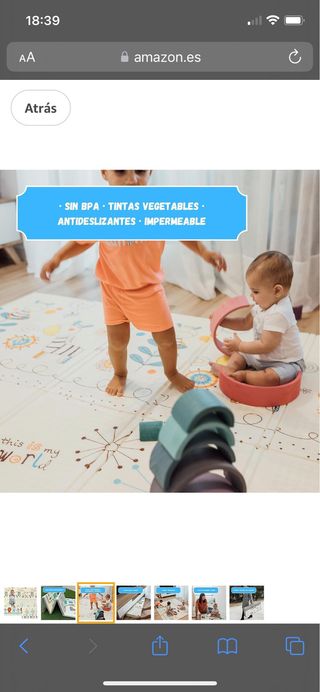 Alfombra infantil plegable