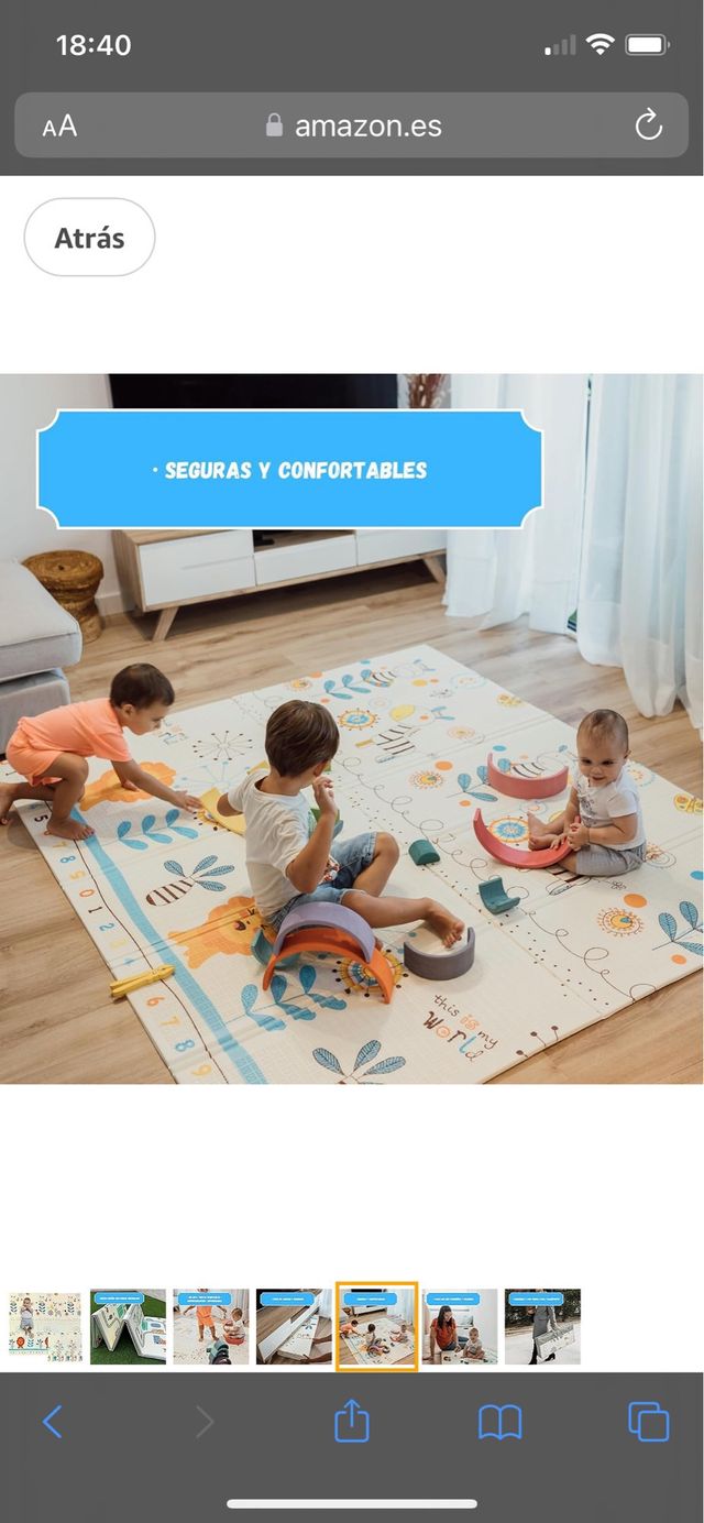 Alfombra infantil plegable