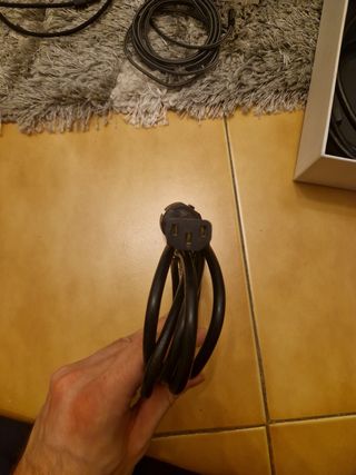 Cable corriente fuente alimentacion pc