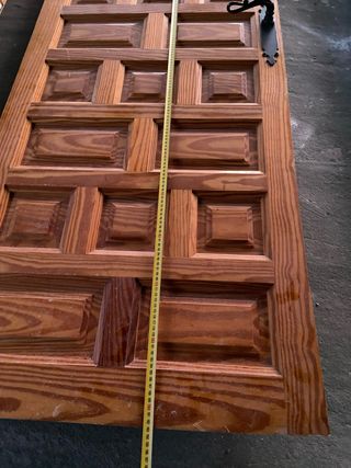 Puerta de madera rústicas estilo Castellana 5