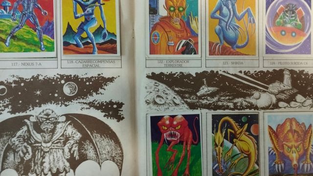 Monstruos Álbum de cromos original 1986.