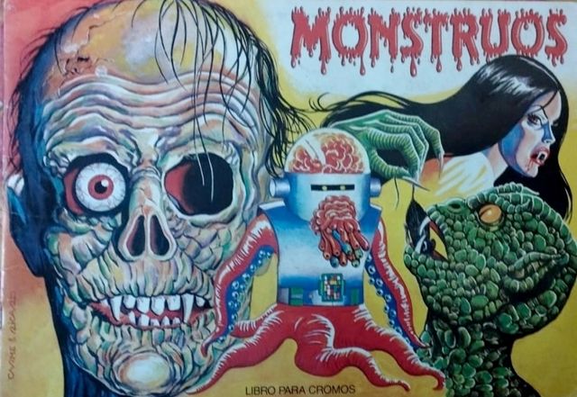 Monstruos Álbum de cromos original 1986.