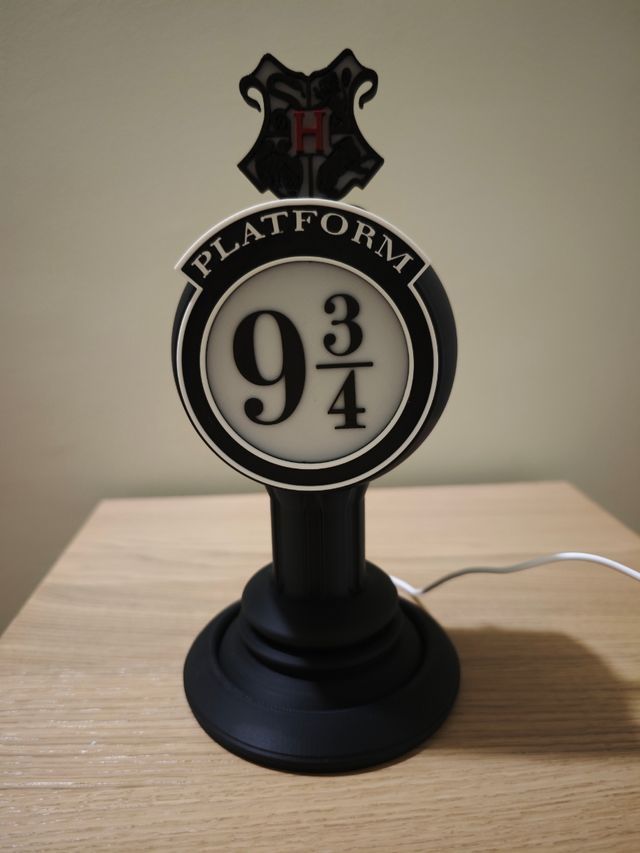 Lámpara mesilla noche Harry Potter anden 9 3-4