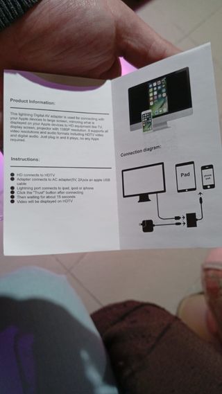 Adaptador para iPhone