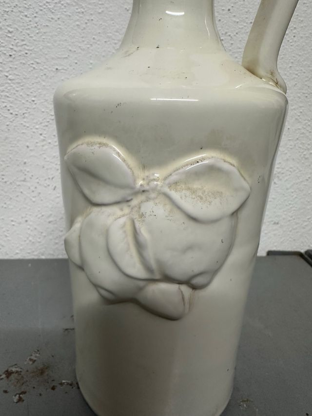 Bottiglia terracotta smaltata vintage