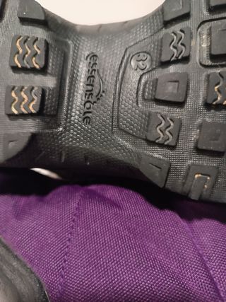 Botas decathlon nieve talla 32 moradas