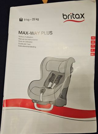 Silla coche BRITAX ROMER max-way plus