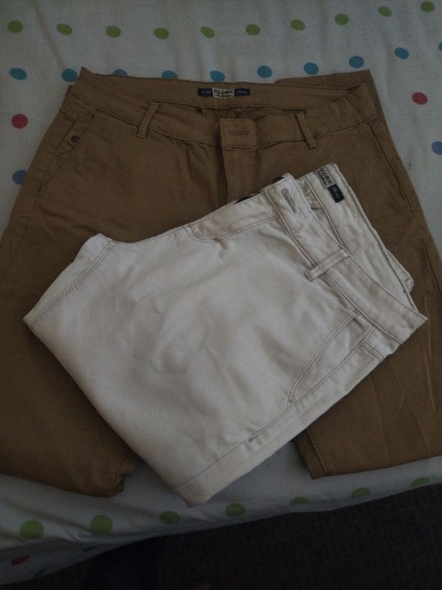 2 Pantalones talla m
