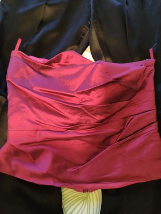 Top palabra de honor satinado