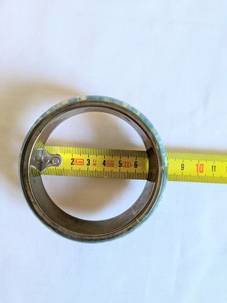 Pulsera dorada y azul