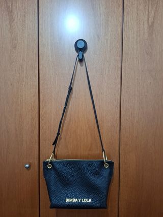 Bolso piel negro Bimba y Lola