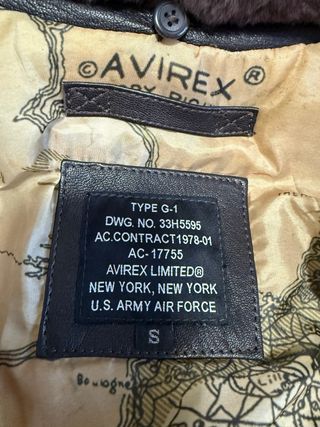 Cazadora de piel Avirex Top Gun
