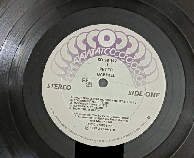 Peter Gabriel - Peter Gabriel 1977 vinile perfetto