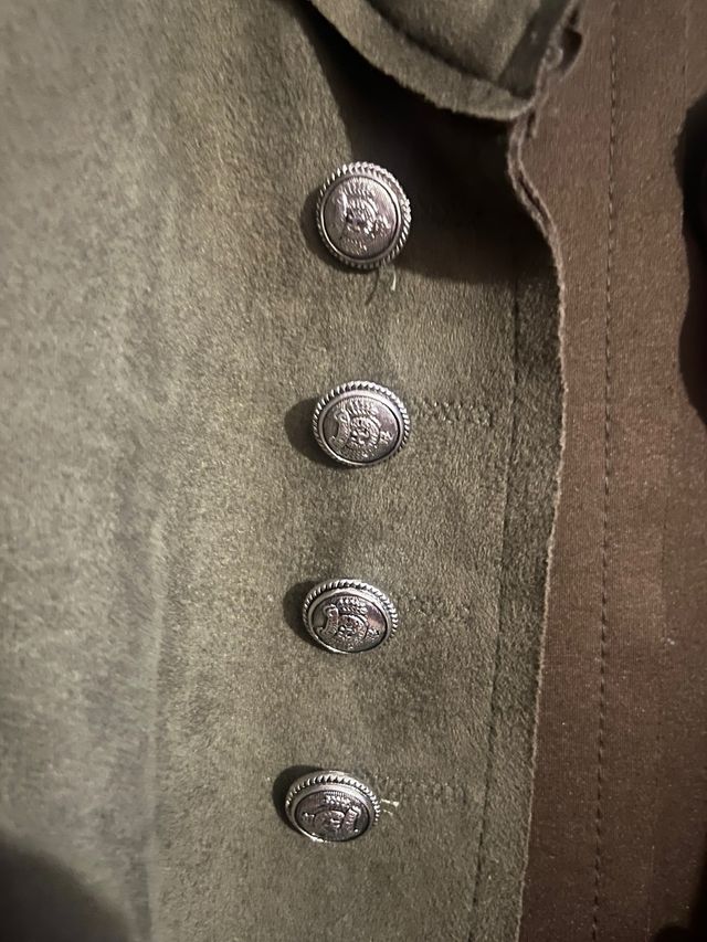 Chaquetilla formal de terciopelo verde