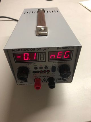Fuente de alimentacion regulable